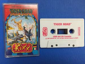 コモドール64　虎への道　カプコン　Tiger Road　カセットテープ　アクション　レトロゲーム　Commodore64