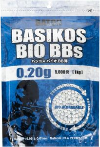１袋（約5,000発） バシコス バイオ BB弾 [ PLA製バイオBB弾 0.20g : 約5,000発 1kg ] 0.2g 