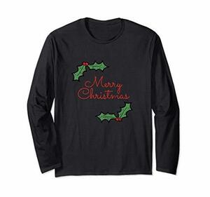 メリークリスマスフェスティブデザインホリデーギフトクリスマスの装飾 長袖Tシャツ