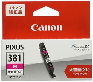 Canon 純正インクカートリッジ BCI-381XLM マゼンタ 大容量タイプ