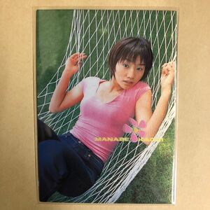眞鍋かをり 2000 トレカ アイドル グラビア カード ジーンズ m.k.65 タレント トレーディングカード