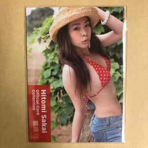 アイドリング!!! 酒井瞳 2010 TRY-X トレカ アイドル グラビア カード 水着 ビキニ 01 タレント トレーディングカード