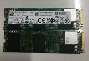 SSD　M.2 爪2つ　2280　2個セット　512GB　ネコポス発送