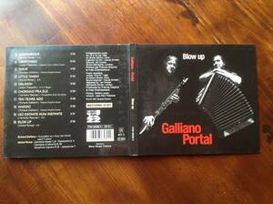 Galliano Portal - Blow Up / Dreyfus Jazz FDM 36589-2 / アコーディオン クラリネット サックス / 未使用